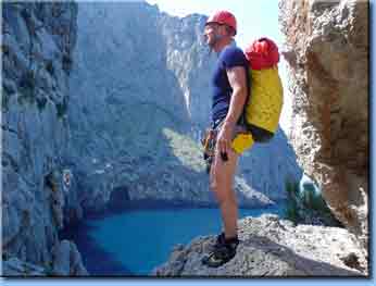 Mündung des Canyons direkt ins Meer